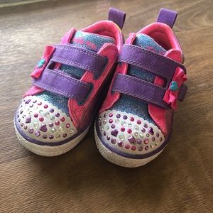 Skechers twinkle toes sneakers size 6.5